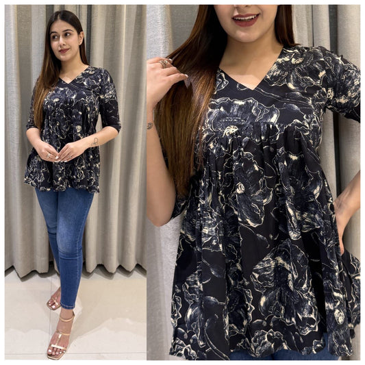 Women's Cotton V-neck Tops